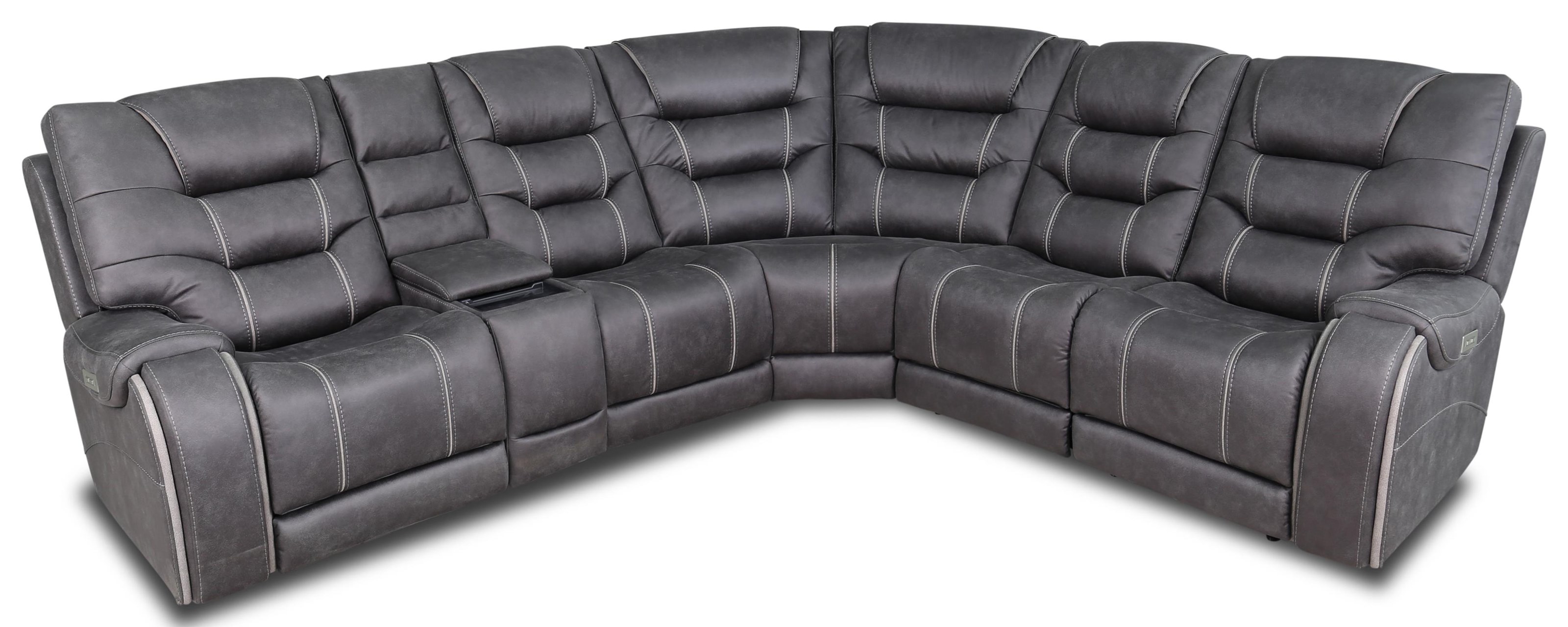 Warehouse M 6-Piece Power Reclining Sectional